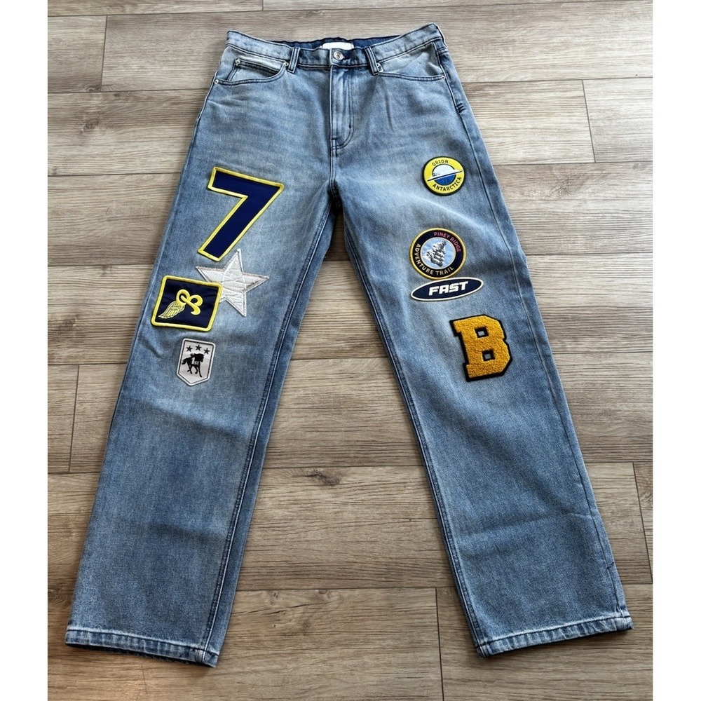 BDG Urban Outfitters Size 32 Men's Patch Baggy‎ Skate Jean 90s Style